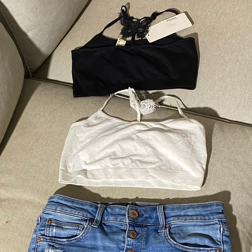 Laces tank tops/ camisole price for two